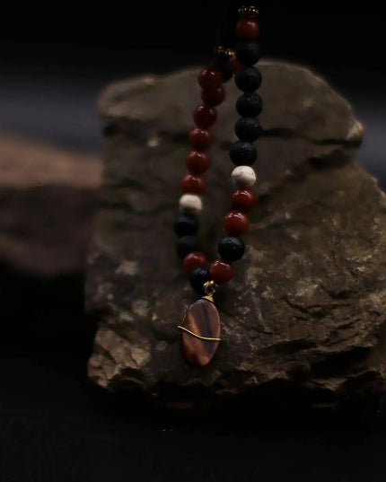 Essence of the Volcano Necklace - Protection - Bee my Gift