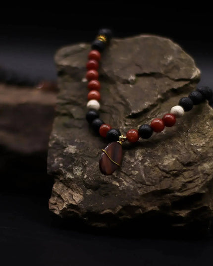 Essence of the Volcano Necklace - Protection - Bee my Gift