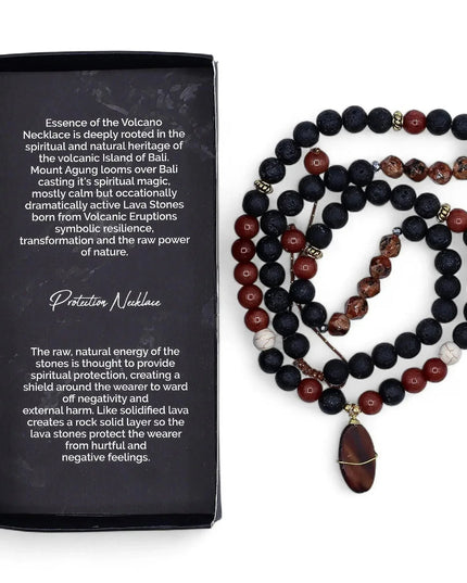 Essence of the Volcano Necklace - Protection - Bee my Gift