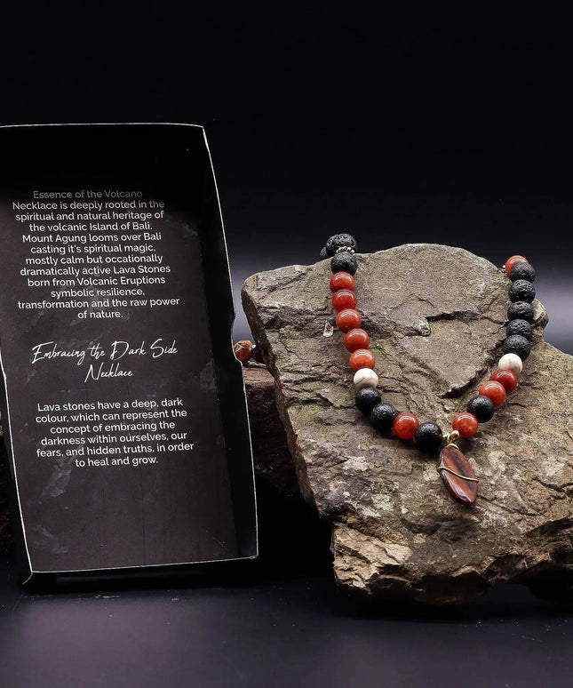 Essence of the Volcano Necklace - Protection - Bee my Gift