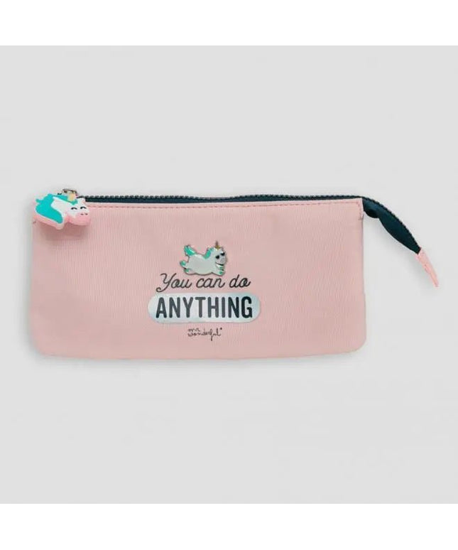 Estojo Triplo Unicórnio - You can do anything! - Bee my Gift
