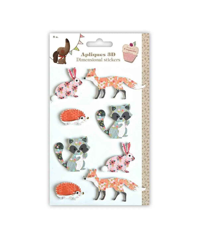 Etiquetas decorativas de Animais Busquets