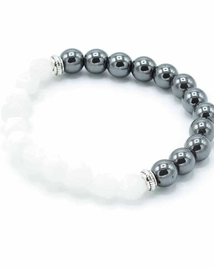 Faceted Gemstone Bracelet - Magnetic Rock Quartz - Bee my Gift