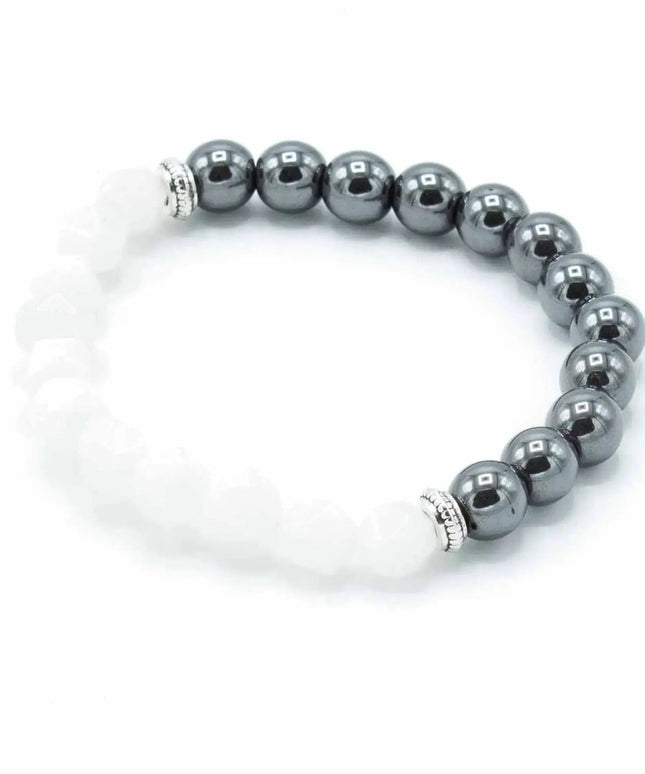 Faceted Gemstone Bracelet - Magnetic Rock Quartz - Bee my Gift