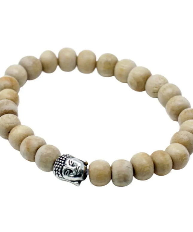 Fragrant Sandal Beads & Buddah Bangle - Bee my Gift