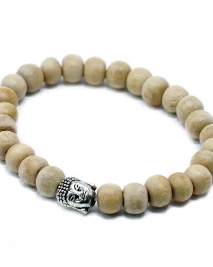 Fragrant Sandal Beads & Buddah Bangle - Bee my Gift