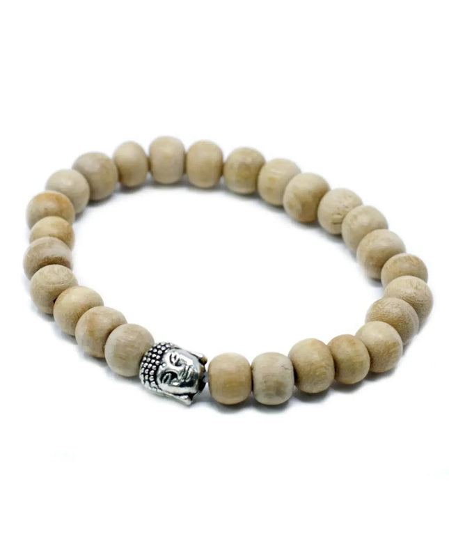 Fragrant Sandal Beads & Buddah Bangle - Bee my Gift