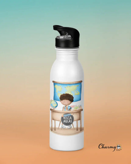 Garrafa Menino Escola 001 - Bee my Gift