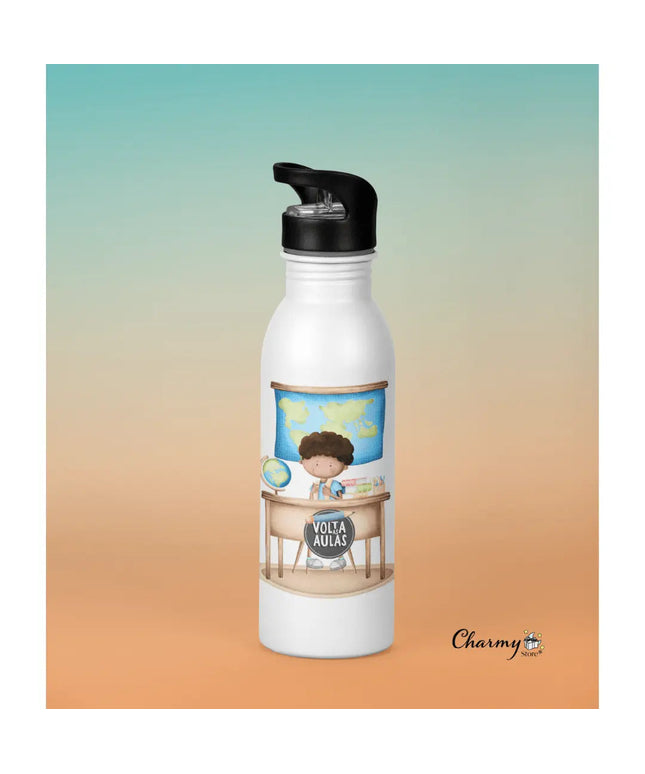 Garrafa Menino Escola 001 - Bee my Gift