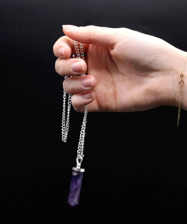 Gemstone Classic Point Pendant - Rose Quartz - Bee my Gift