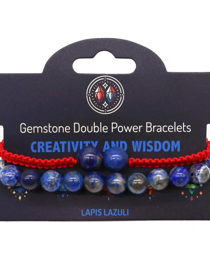 Gemstone Double Power Bracelets - Sodalite - Bee my Gift