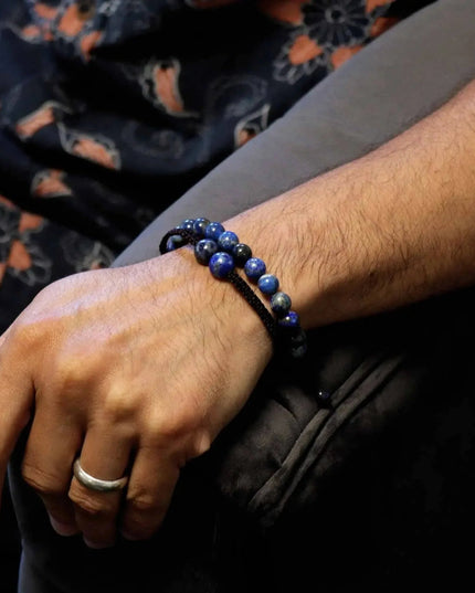 Gemstone Double Power Bracelets - Sodalite - Bee my Gift