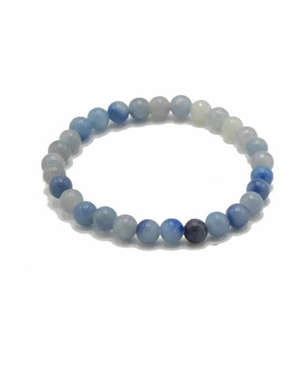 Gemstone Manifestation Bracelet - Blue Lace Agate - Independence - Bee my Gift