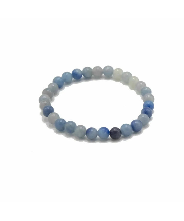 Gemstone Manifestation Bracelet - Blue Lace Agate - Independence - Bee my Gift