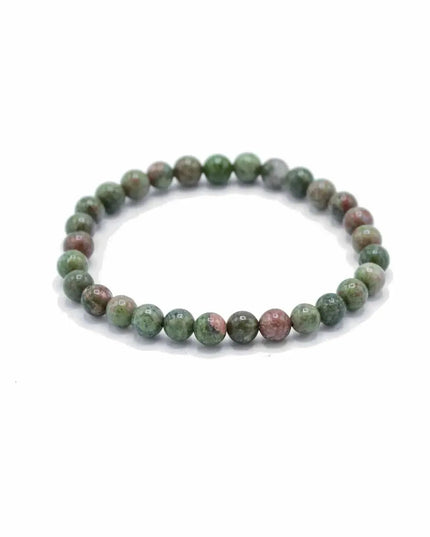 Gemstone Manifestation Bracelet - Green Jasper - Growth - Bee my Gift