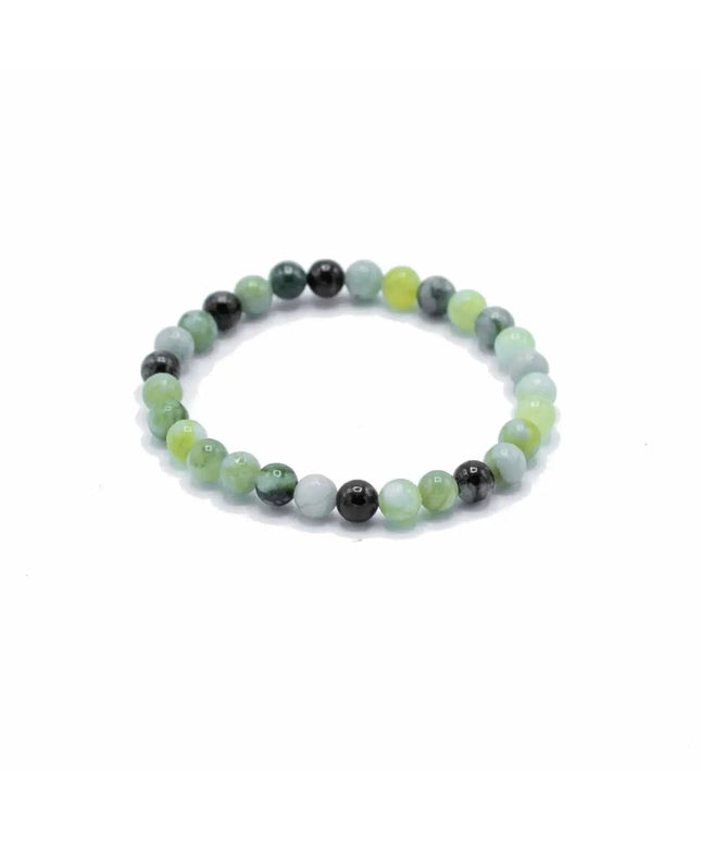 Gemstone Manifestation Bracelet - Olive Jade - Healing - Bee my Gift