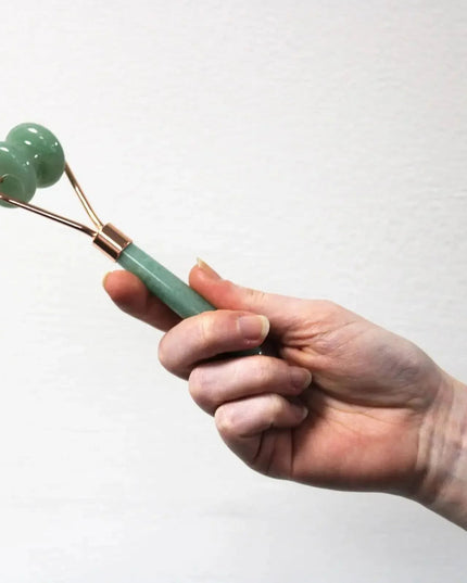 Gemstone Mini Roller - Rock Quartz Facial Tool - Bee my Gift