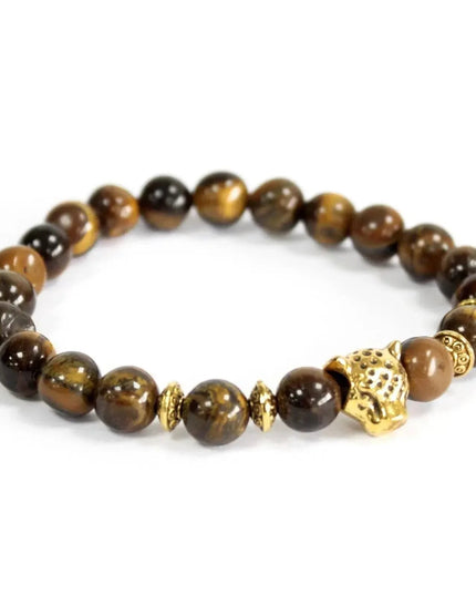 Gold Tiger / Tiger Eye - Gemstone Bracelet - Bee my Gift