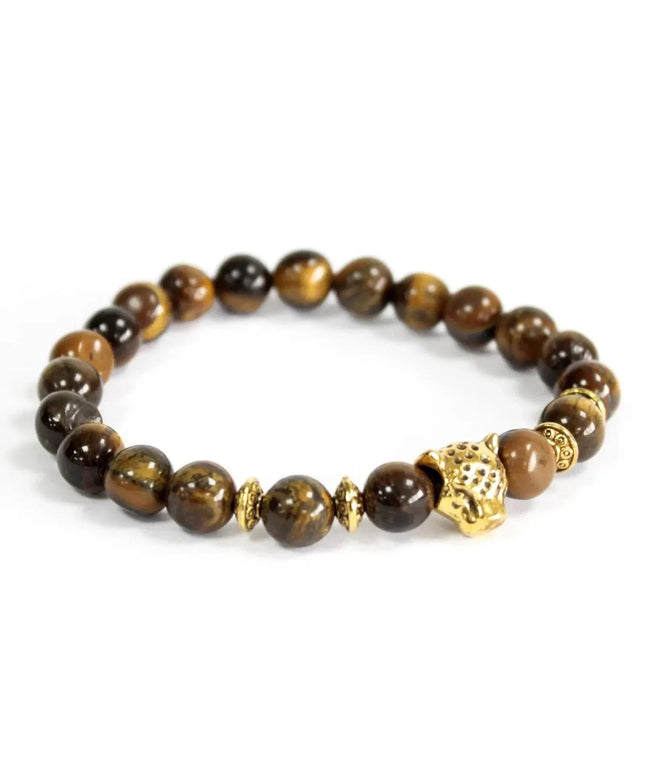 Gold Tiger / Tiger Eye - Gemstone Bracelet - Bee my Gift