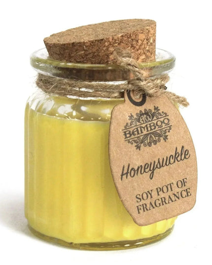 Honeysuckle Soy Pot of Fragrance Candle - Bee my Gift