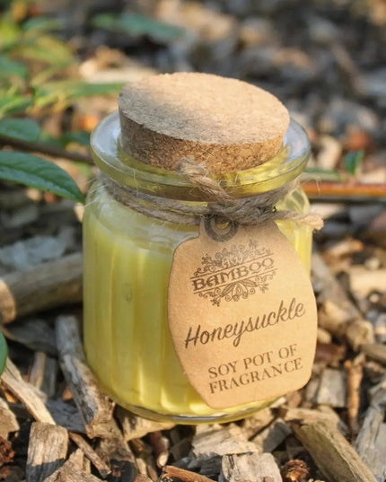 Honeysuckle Soy Pot of Fragrance Candle - Bee my Gift