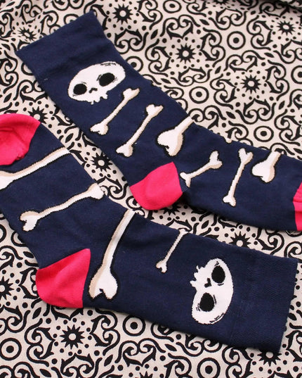 Hop Hare Bamboo Socks (36 - 40) - Skulls and Bones - Bee my Gift