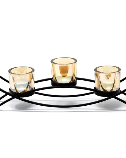 Iron Votive Candle Holder for Centerpiece Decoration - Bee my Gift