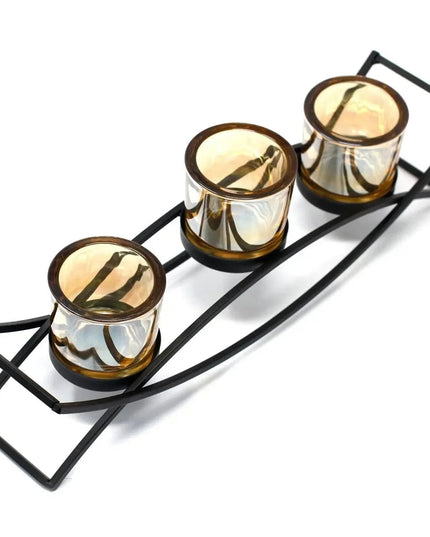 Iron Votive Candle Holder for Centerpiece Decoration - Bee my Gift