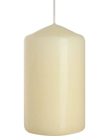 Ivory Pillar Candle 60x100mm for Home Decor - Bee my Gift