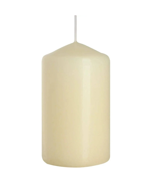 Ivory Pillar Candle 60x100mm for Home Decor - Bee my Gift