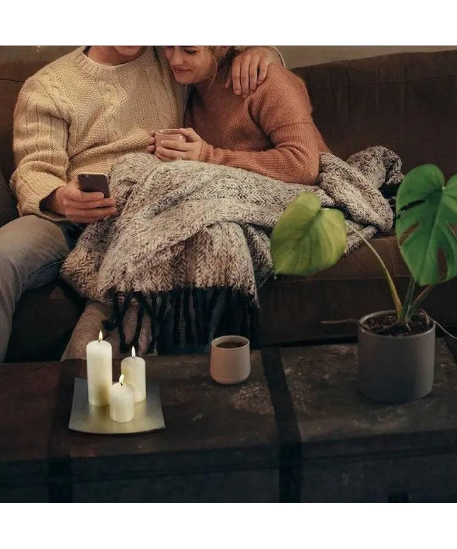 Ivory Pillar Candle 60x150mm with 48h Burn Time - Bee my Gift