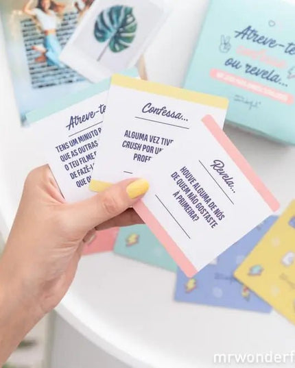 JOGO DE CARTAS - Atreve - te , Confessa ou Revela... - Bee my Gift