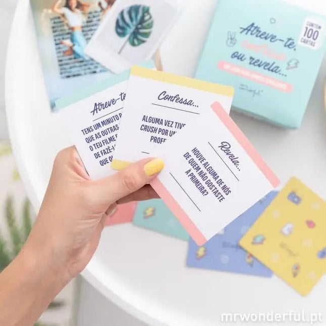 JOGO DE CARTAS - Atreve - te , Confessa ou Revela... - Bee my Gift
