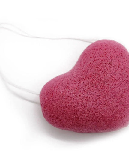 Konjac Heart Sponge - Natural Facial Cleanser - Bee my Gift