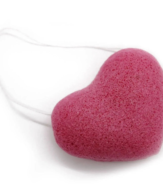 Konjac Heart Sponge - Natural Facial Cleanser - Bee my Gift