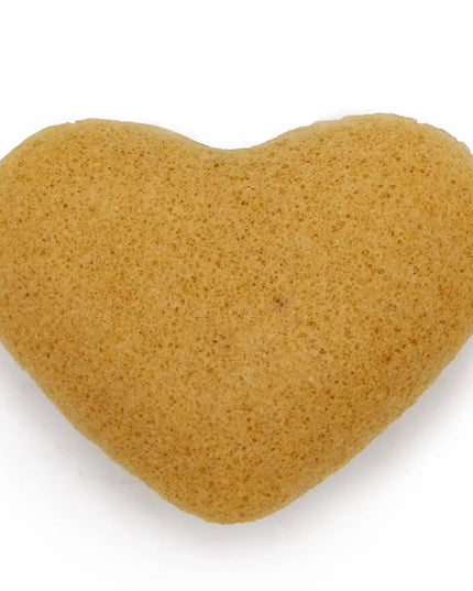 Konjac Heart Sponge Peach - Natural Facial Cleanser - Bee my Gift