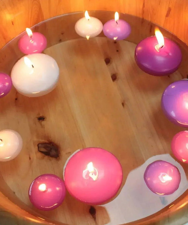 Large Pink Floating Candles for Romantic Displays - Bee my Gift