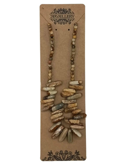 Longstone Gem Necklace - Map Stone - Bee my Gift