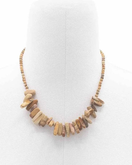 Longstone Gem Necklace - Map Stone - Bee my Gift