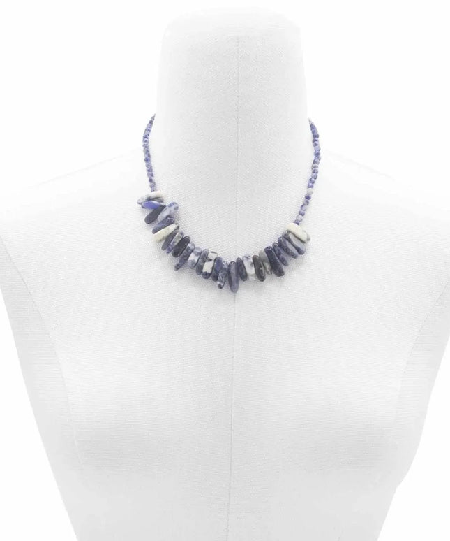Longstone Gem Necklace - Sodalite - Bee my Gift