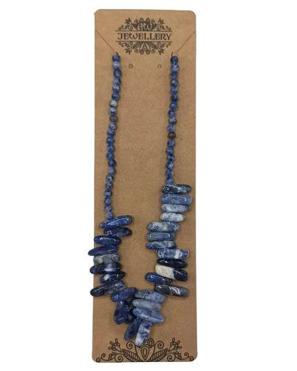 Longstone Gem Necklace - Sodalite - Bee my Gift