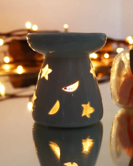 Lrg Classic White Oil Burner for Fragrance and Decor - Bee my Gift