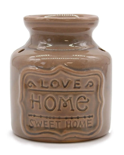 Lrg Home Oil Burner - Gray - Love Home Sweet Home - Bee my Gift