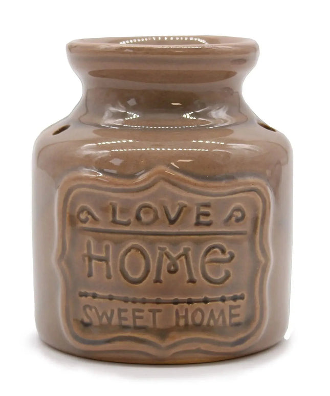 Lrg Home Oil Burner - Gray - Love Home Sweet Home - Bee my Gift