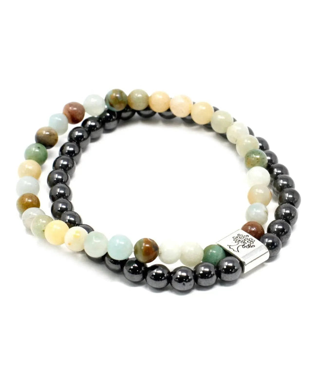 Magnetic Gemstone Bracelet - Amazonite - Bee my Gift
