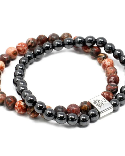 Magnetic Gemstone Bracelet - Leopard Skin - Bee my Gift