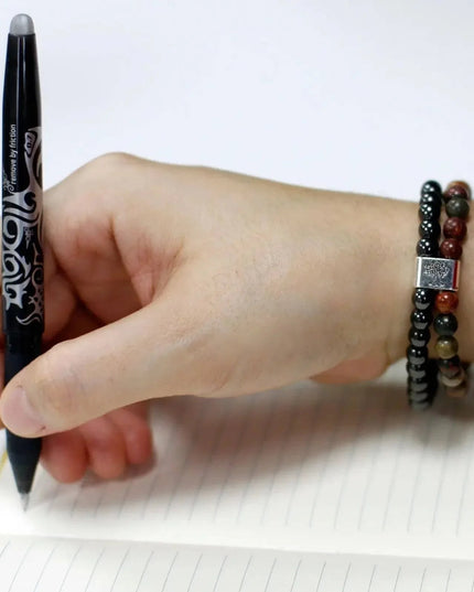 Magnetic Gemstone Bracelet - Picasso Jasper - Bee my Gift