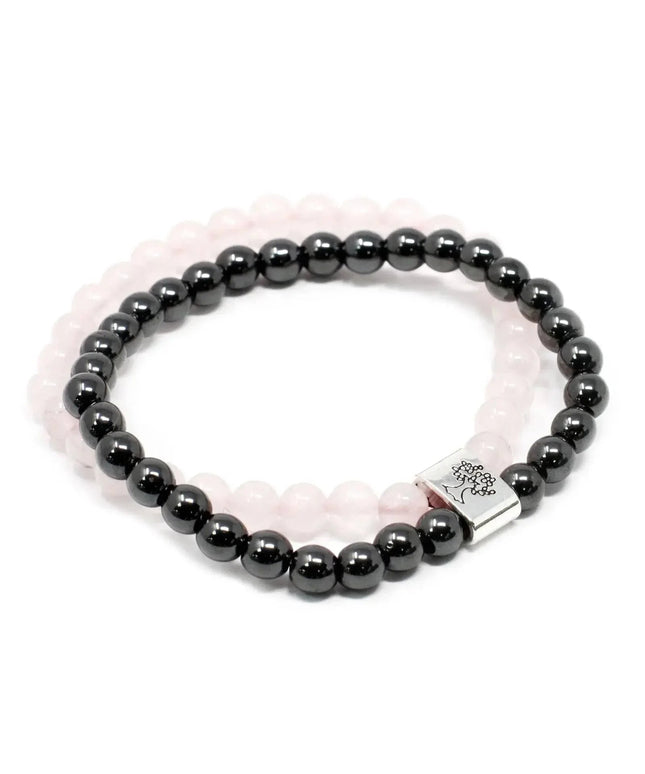 Magnetic Gemstone Bracelet - Rose Quartz - Bee my Gift