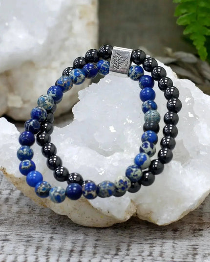 Magnetic Gemstone Bracelet - Sodalite - Bee my Gift