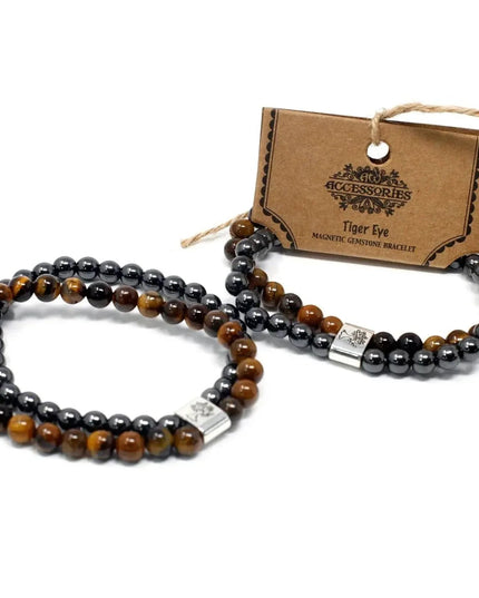 Magnetic Gemstone Bracelet - Tiger Eye - Bee my Gift